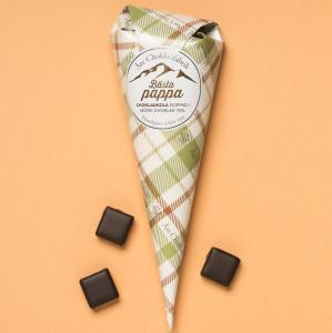 B&auml;sta Pappa, Blandade ljusa och m&ouml;rka chokladkolor fr&aring;n &Aring;re Chokladfabrik