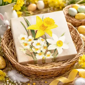 Servetter P&aring;skliljor - Sk&ouml;na Ting