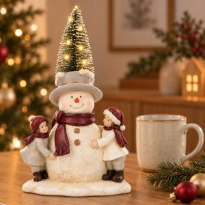 Juldekoration Sn&ouml;gubbe (med Led-belysning) - A Lot Decoration