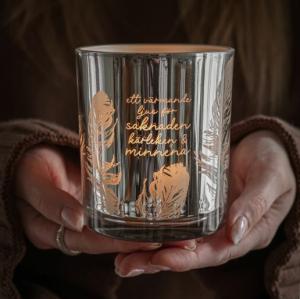 Ljuslykta Saknaden, Kärleken, Minnena - Majas lyktor/ Rosa Bandet