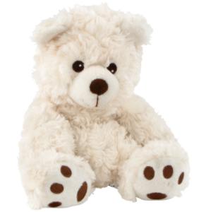 Värmenalle Björnen Benjamin (sittande) - Habibi Plush säljs på Presenteriet.se