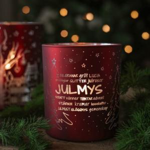 Ljuslykta Julmys, från Majas lyktor säljs till förmån för Barncancerfonden