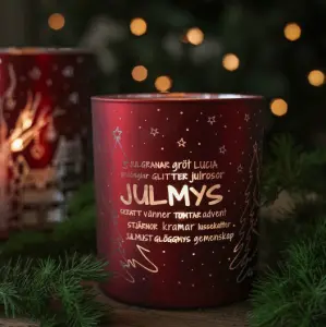 Ljuslykta Julmys, från Majas lyktor säljs till förmån för Barncancerfonden