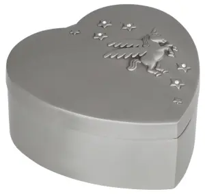 Nordahl Andersen Smyckeskrin hjärta med enhörning