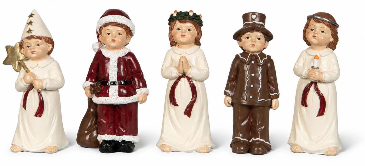 Luciatåg med 5 figurer - A Lot Decoration