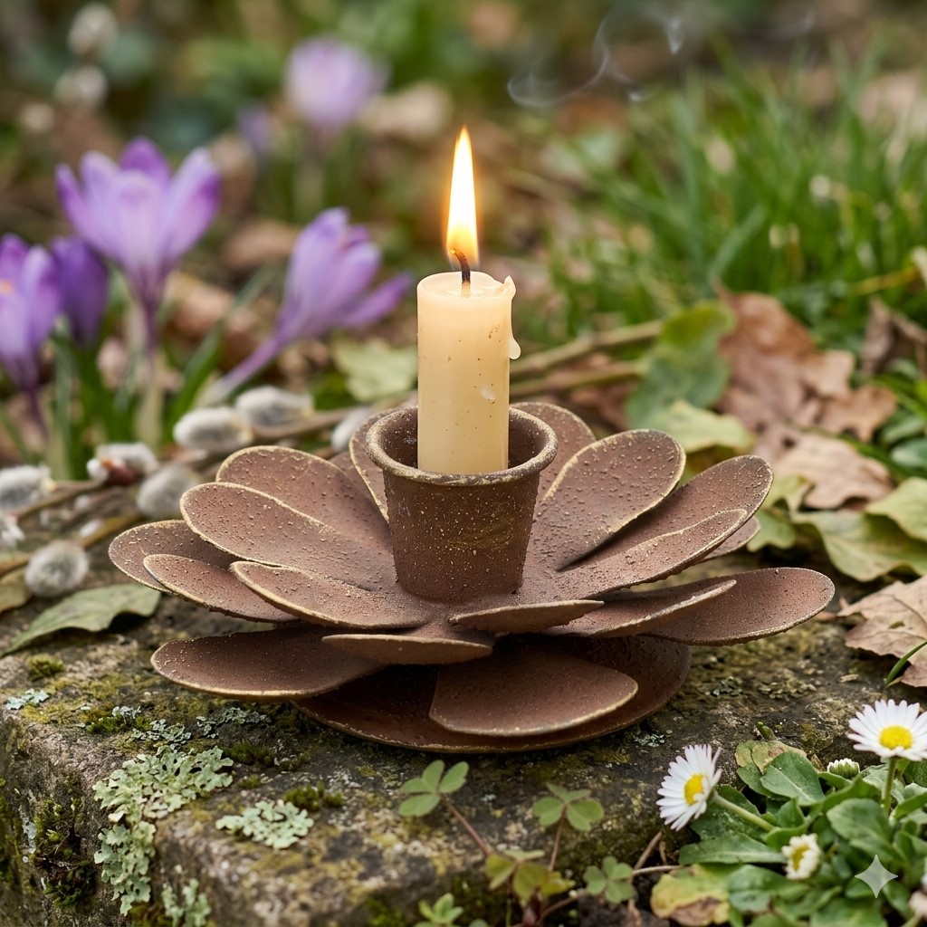 Ljusstake Inse Floral - A Lot Decoration