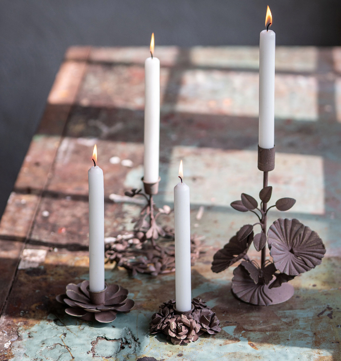 Ljusstake Mirre Floral - A Lot Decoration