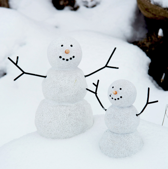 Snögubbar, 2-set - A Lot Decoration