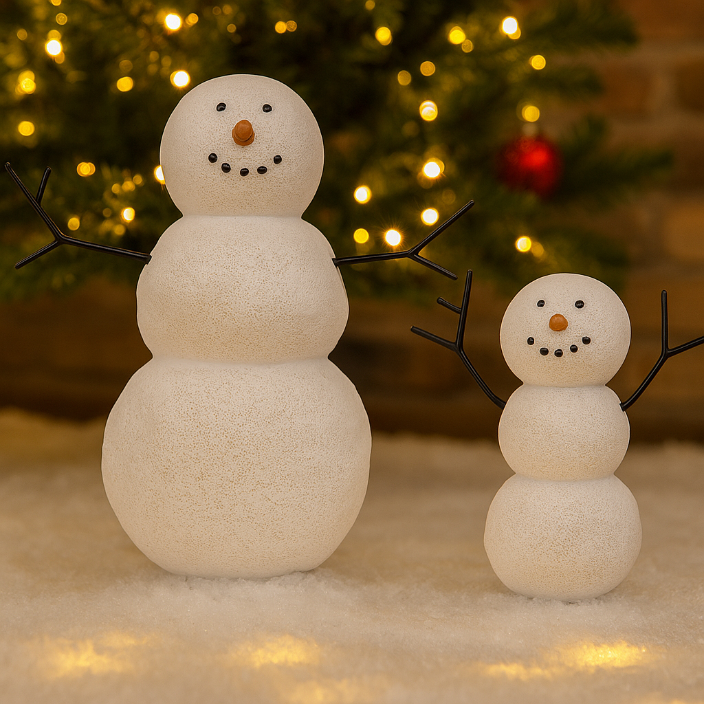 Snögubbar, 2-set - A Lot Decoration