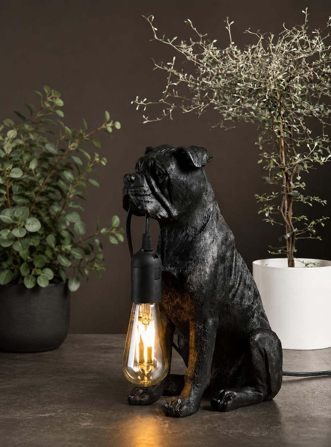 Bordslampa Sittande Hund