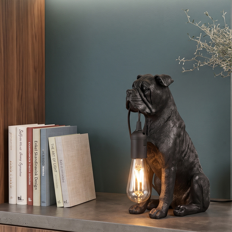 Bordslampa Sittande Hund