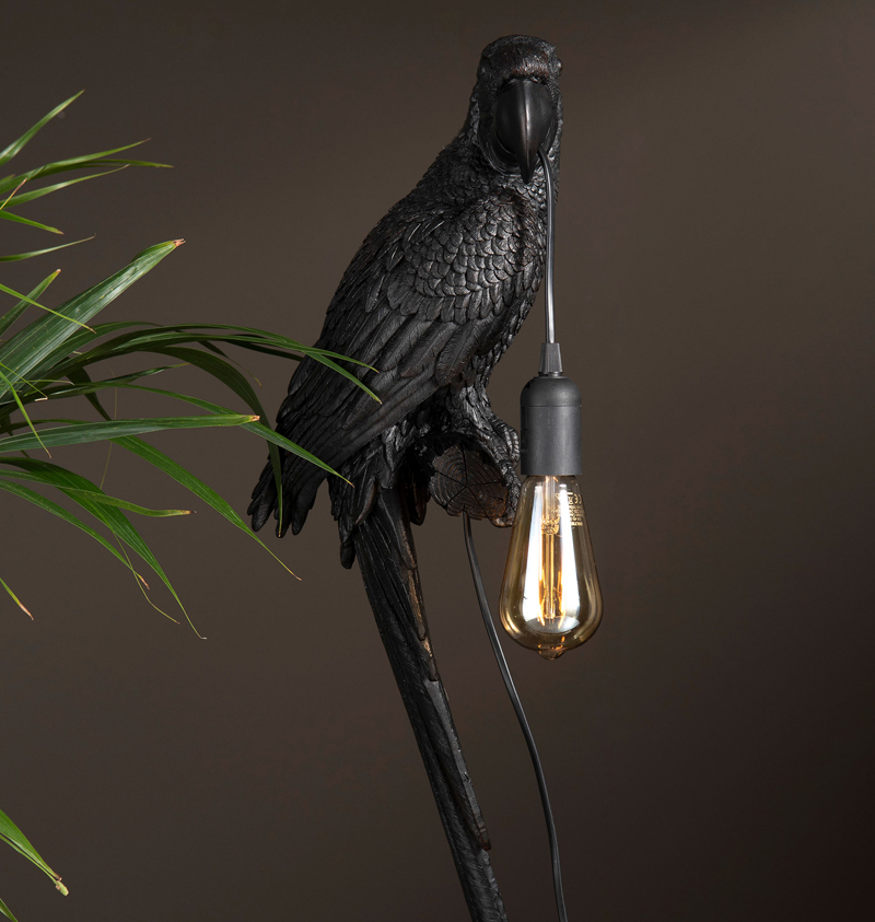 Vägglampa Papegoja 