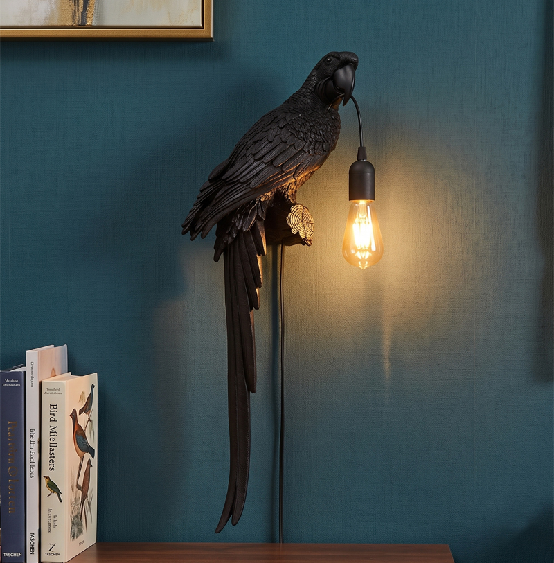 Vägglampa Papegoja 