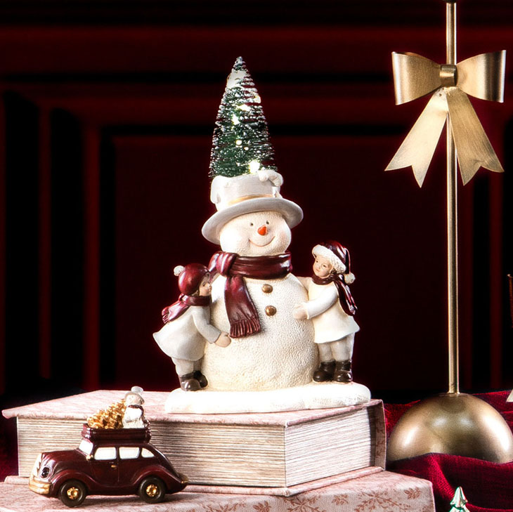 Juldekoration Snögubbe (med Led-belysning) - A Lot Decoration