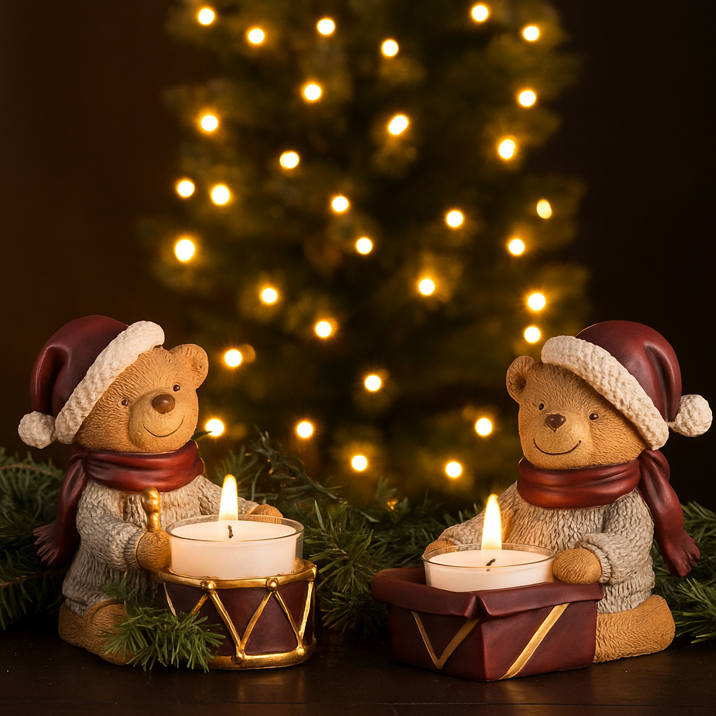 Ljuslykta Julnallar - A Lot Decoration