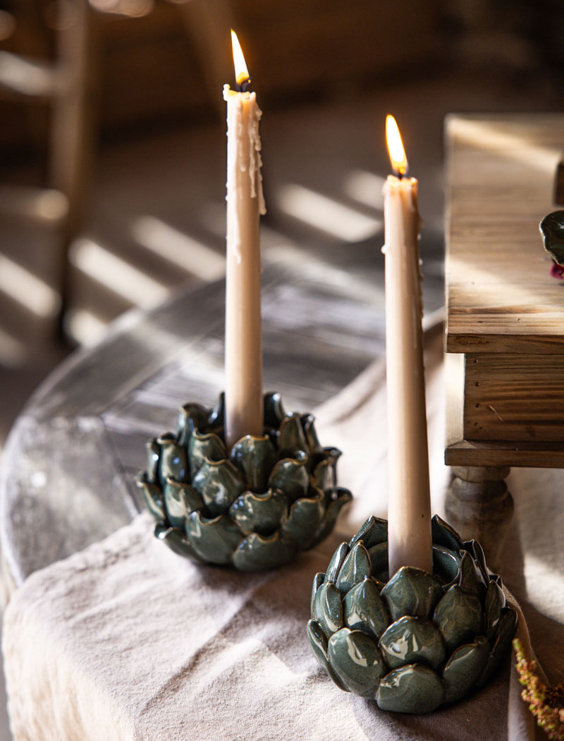 Ljuslykta Hildur, grön - A Lot Decoration