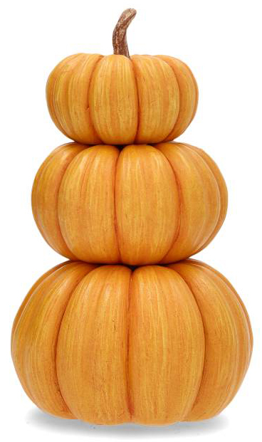 Pumpor 3-set, Orange, stapelbara