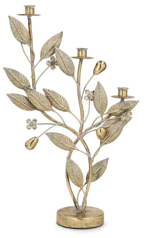 Ljusstake Knoppar, guldfärgad - A Lot Decoration