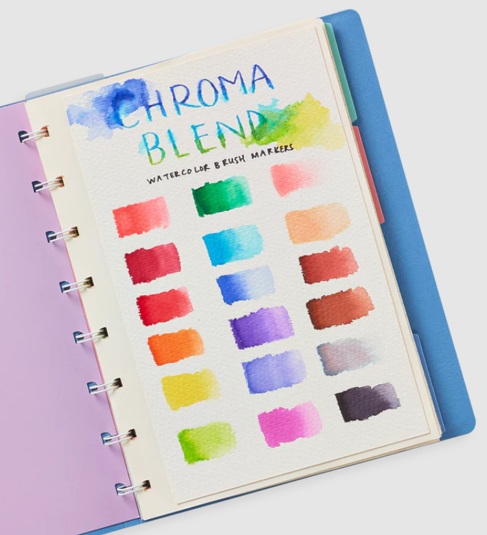 Chroma Blends Watercolor Markers från Ooly säljs på Presenteriet.se