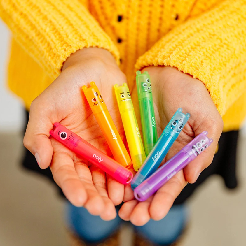 Mini Monster Scented Neon Markers frn Ooly sljs p Presenteriet.se