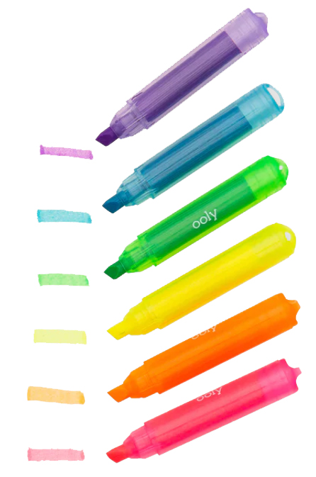 Mini Monster Scented Neon Markers frn Ooly sljs p Presenteriet.se