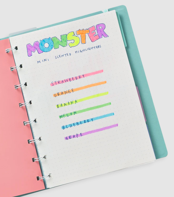 Mini Monster Scented Neon Markers frn Ooly sljs p Presenteriet.se