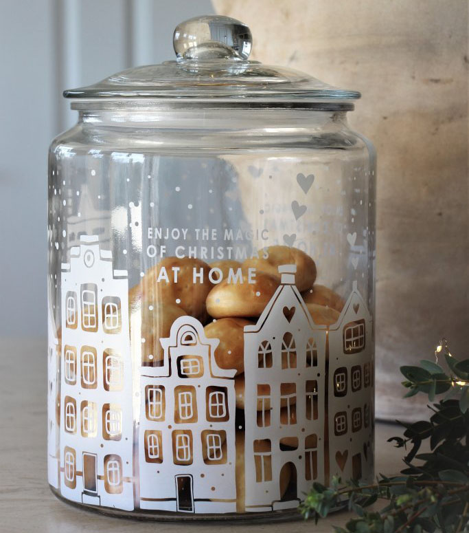 Glasburk Christmas Jar - Majas lyktor/ Barncancerfonden • Pryloteket