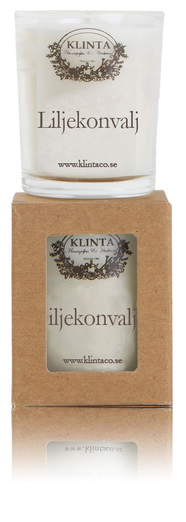 Massageljus/Doftljus Blomdofter - Klinta (Liljekonvalj) • Pryloteket