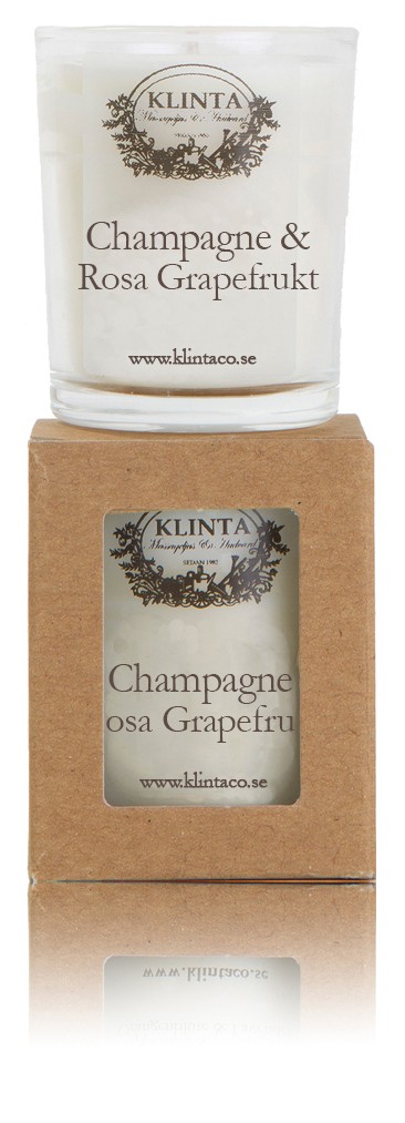 Massageljus/Doftljus Bubbel & Rosa Grapefrukt från Klinta