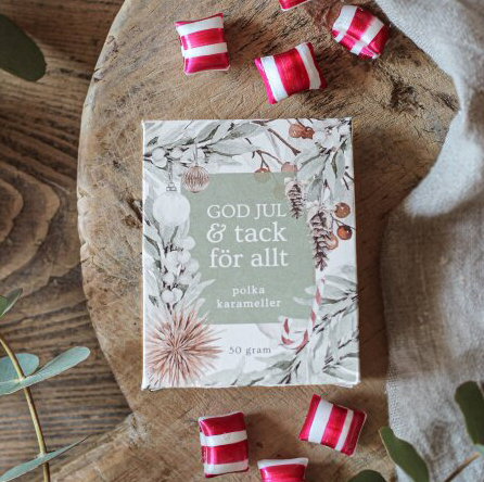 God Jul & Tack för allt (godsaker) från Majas lyktor säljs till förmån för Barncancerfonden