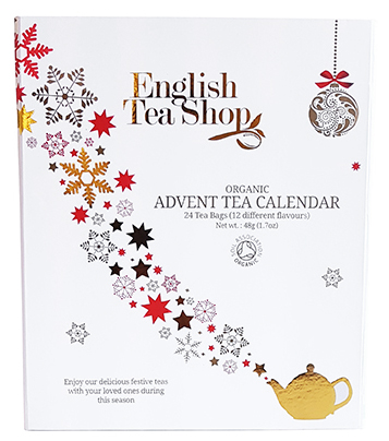 Te-Adventskalender Ekologisk (Vit förp.) - English Tea Shop • Pryloteket