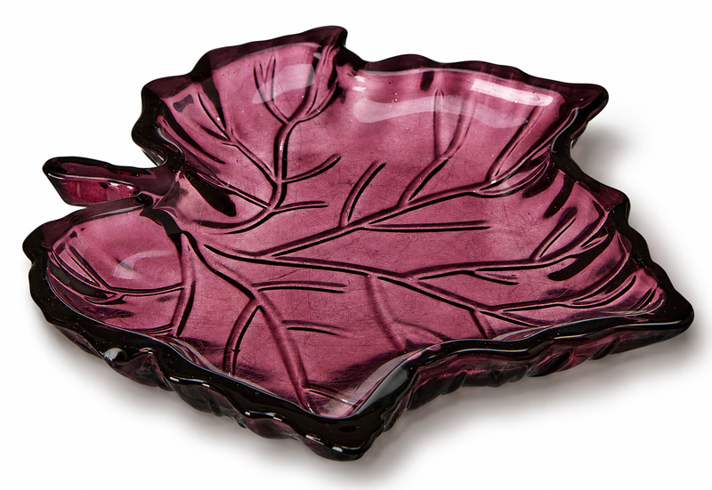 Glasfat Löv, 17cm - Wikholm Form