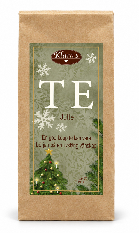 Julte med granmotiv - Klaras Goda Presenter