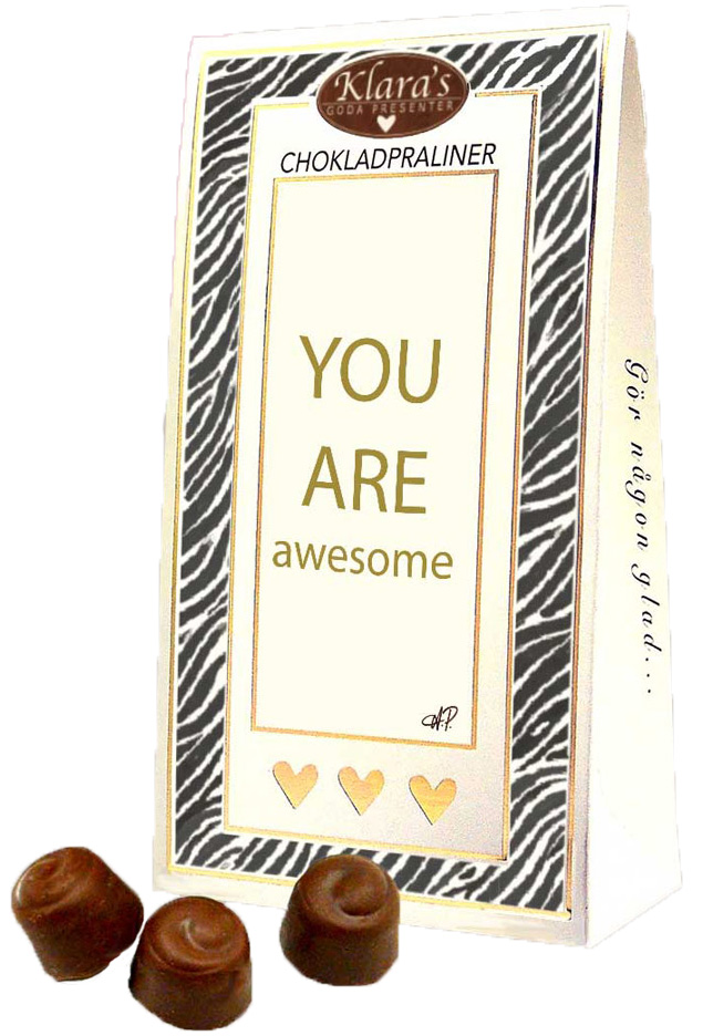 You are awesome - Lyxiga chokladpraliner