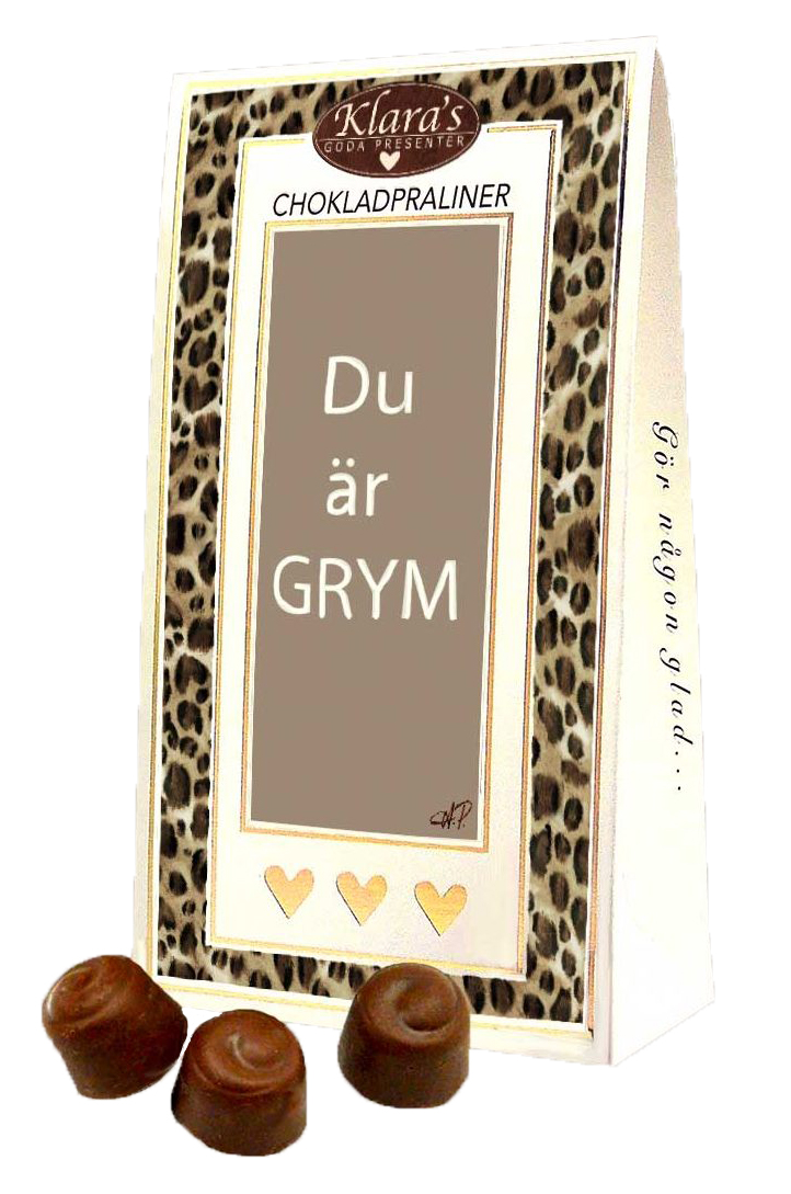 Du är grym - Lyxiga chokladpraliner • Pryloteket