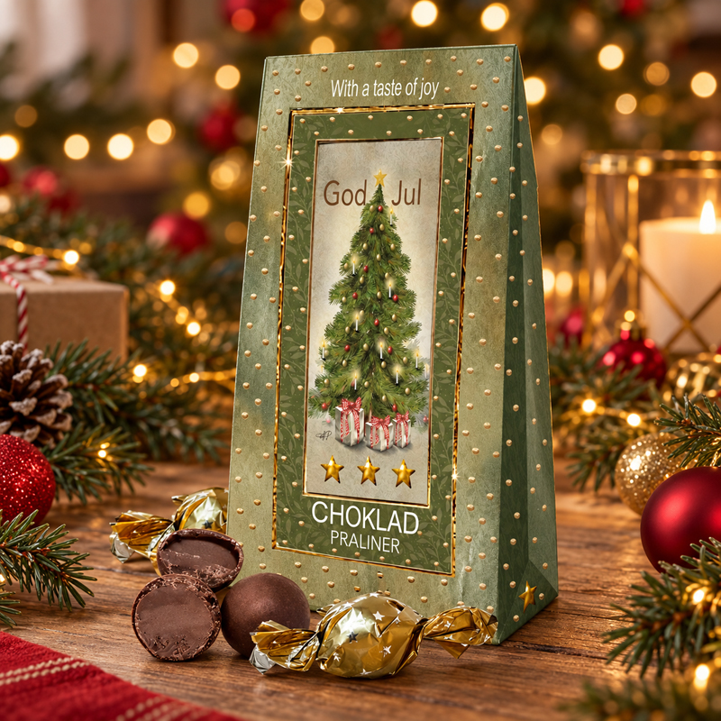 God Jul chokladpraliner Julgran - Klaras Goda Presenter