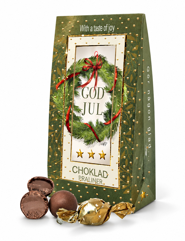 God Jul chokladpraliner Julkrans - Klaras Goda Presenter