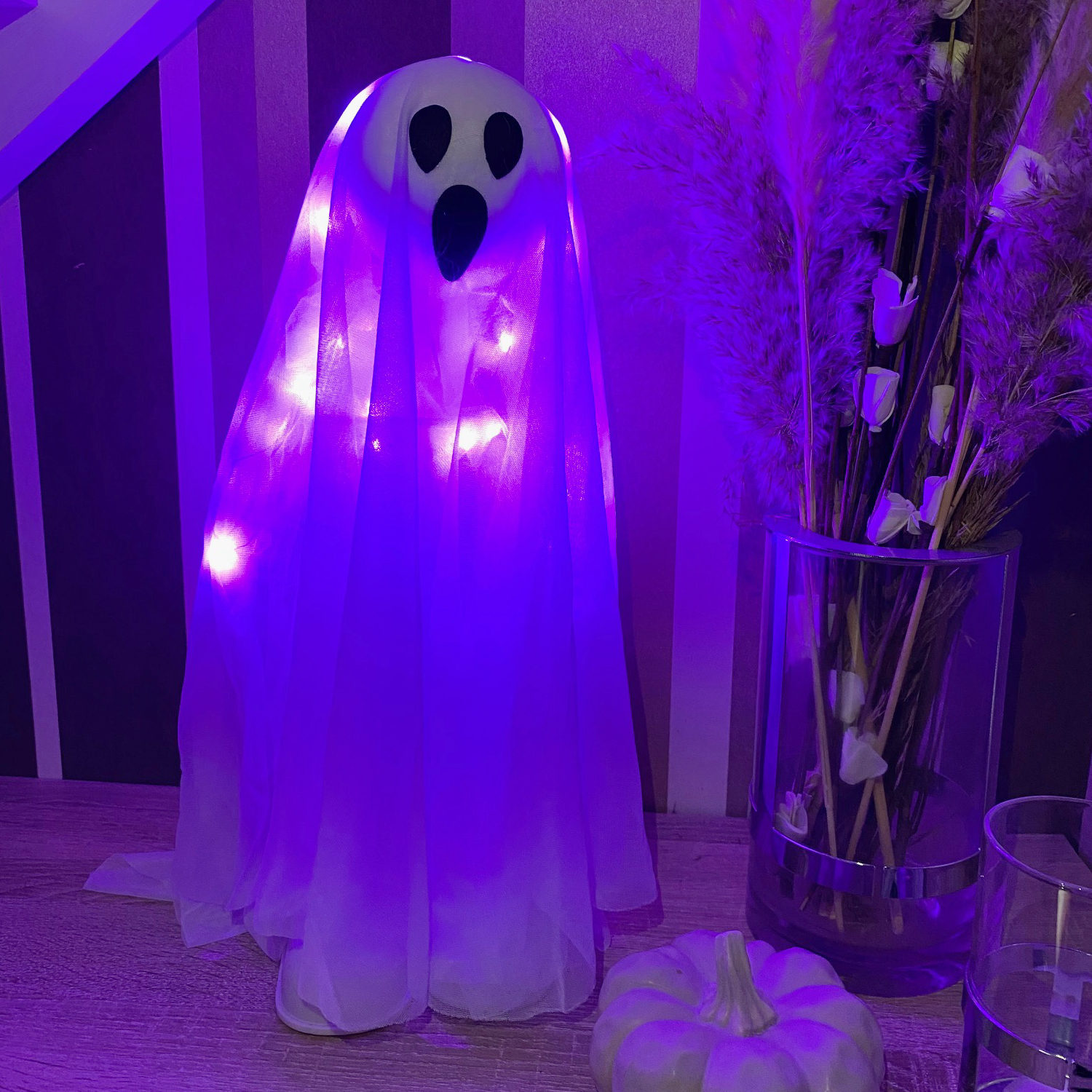 Spöke med LED-belysning • Pryloteket