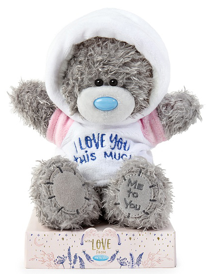 Nalle med rtt fluffigt hjrta, 15cm - Me to you, Miranda nalle 