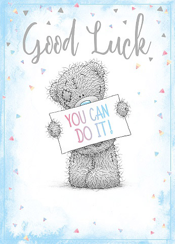 Me to you (Miranda nallar) Kort, Good Luck, you can do it - Me To You