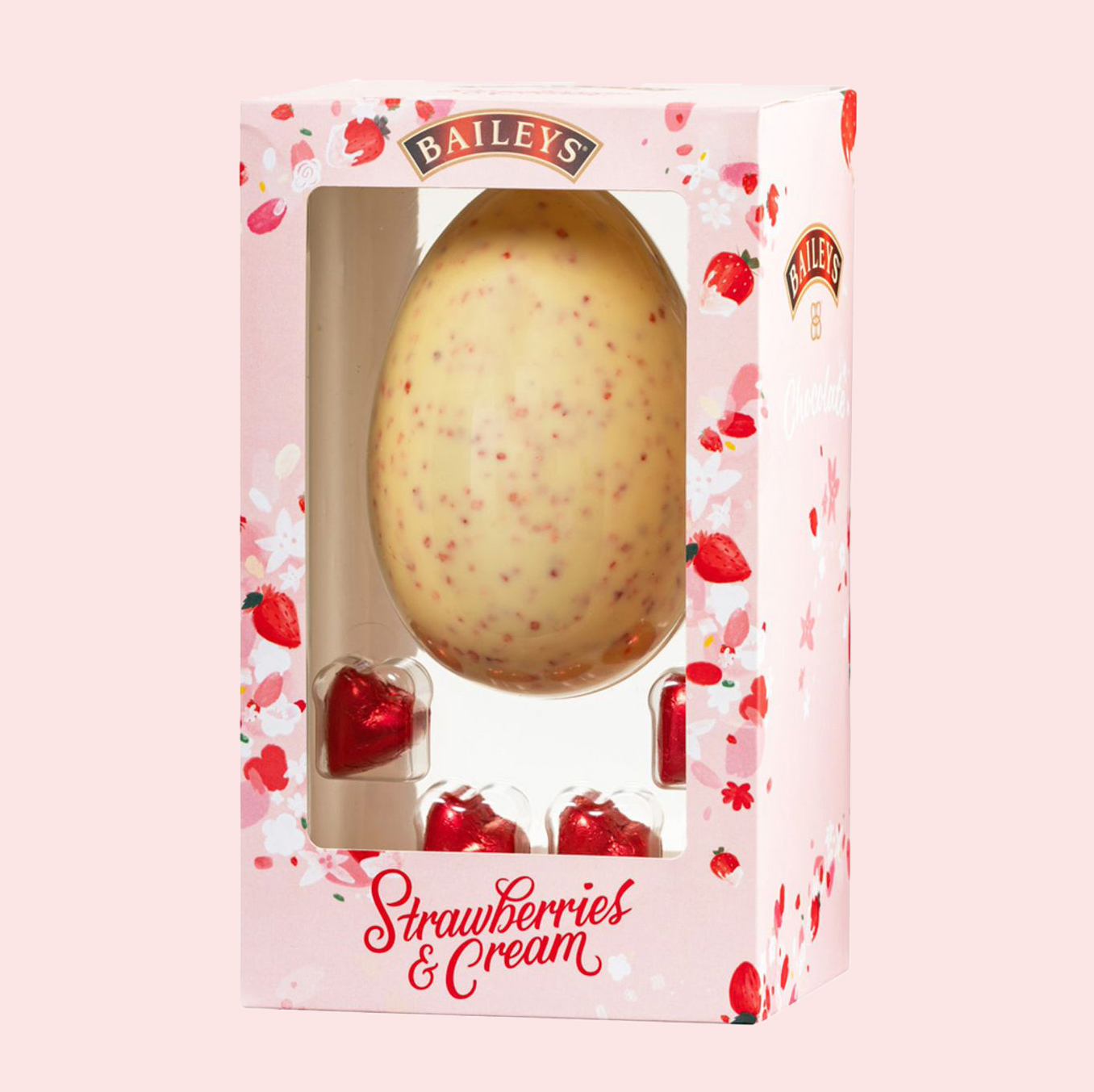 Baileys Strawberries &amp Cream Chokladägg • Pryloteket