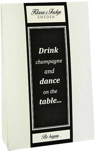 Drink Champagne... - Lyxig champagnefudge