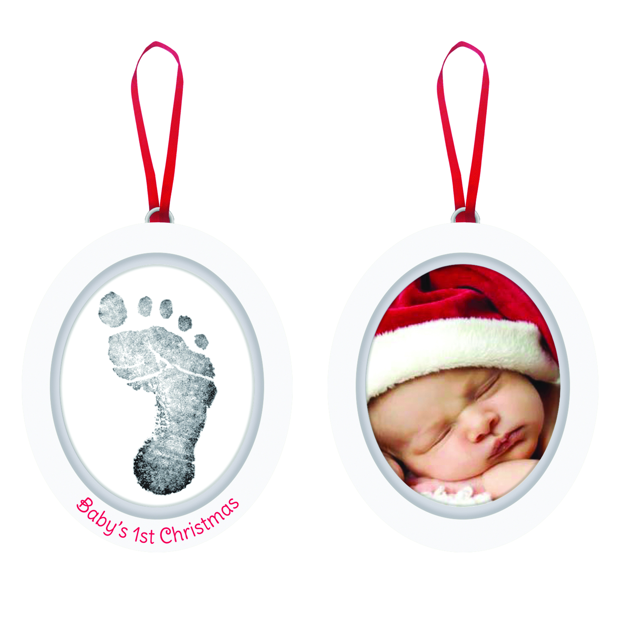 Fotoram/Hand-, fotavtryck Jul "Baby's 1st Christmas" • Pryloteket