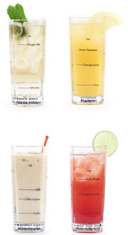 Glas för en bartender (höga) - 4-pack
