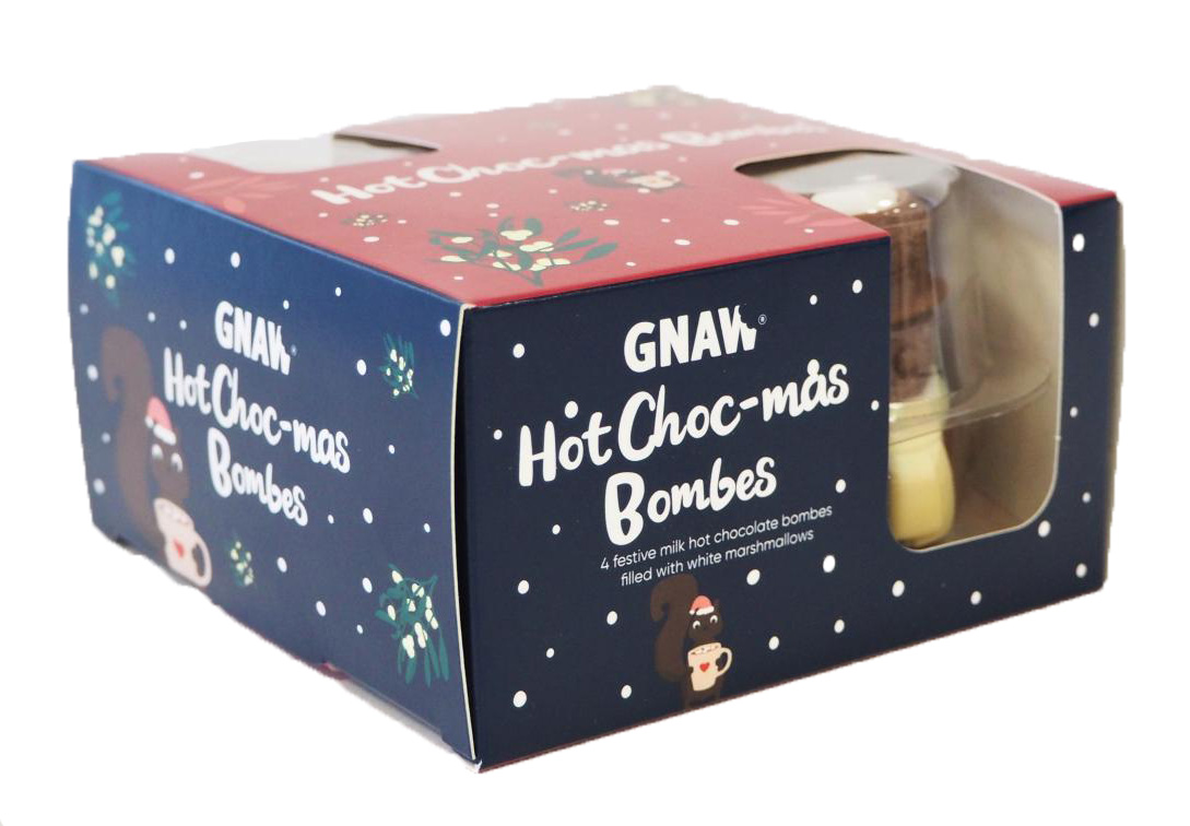 Gnaw Hot Choc Bomb Tomtar och Snögubbar - varm choklad
