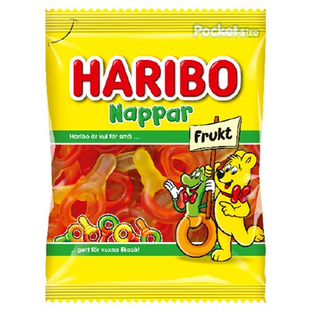 Haribo Nappar 80g • Pryloteket