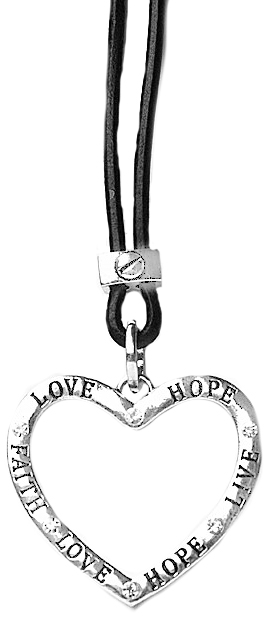 Love, hope, live, faith, halsband från Odahl Design