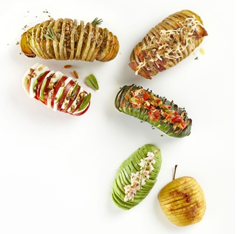 Hasselback-skrare- Lku