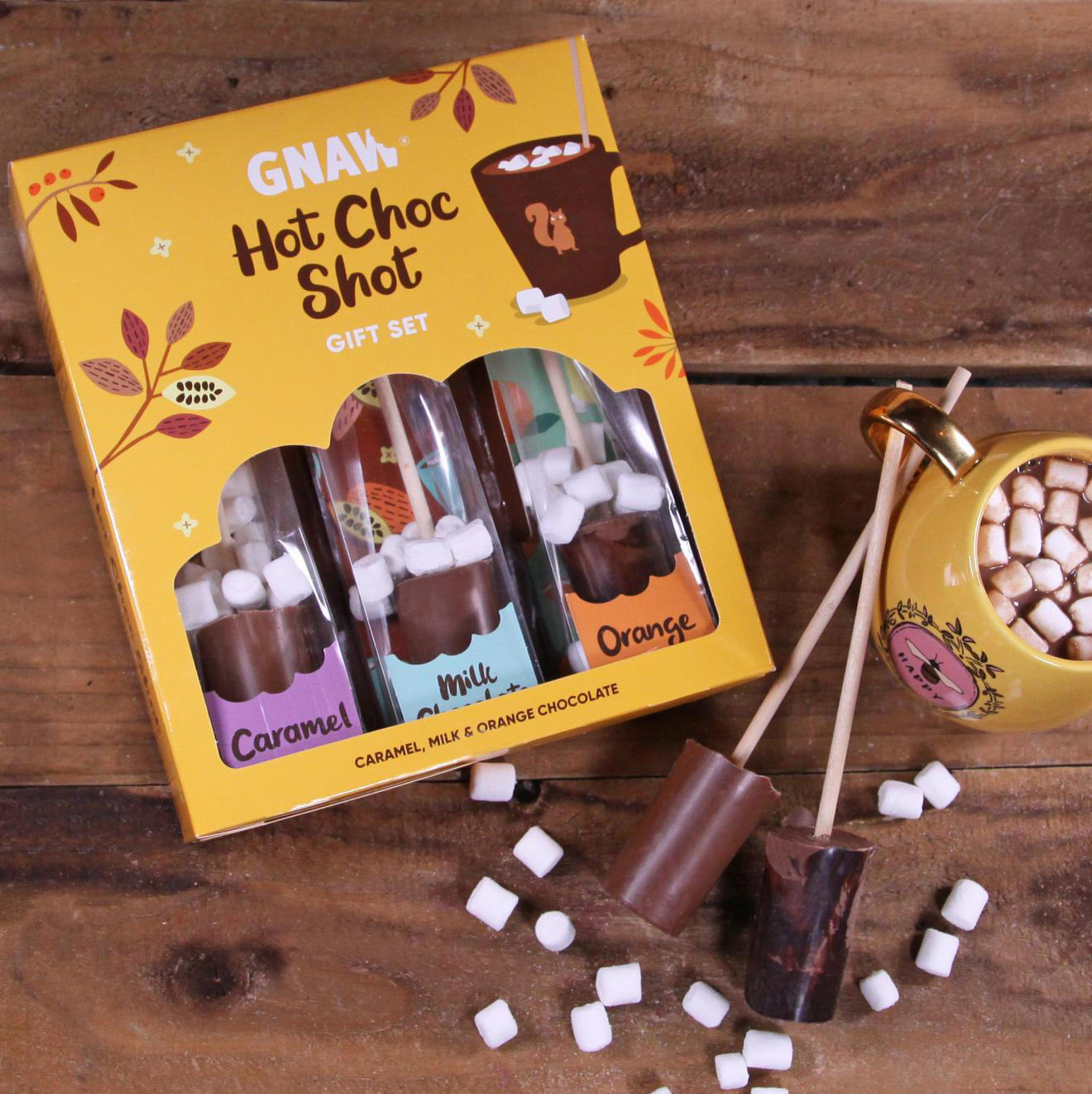 Gnaw Hot Choc Shot chokladdryck - Presentbox • Pryloteket