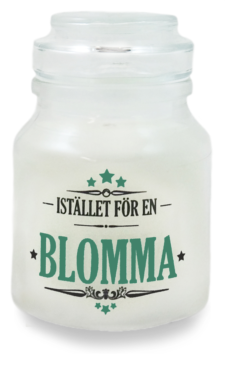 Istället för en blomma - Budskapsljus • Pryloteket